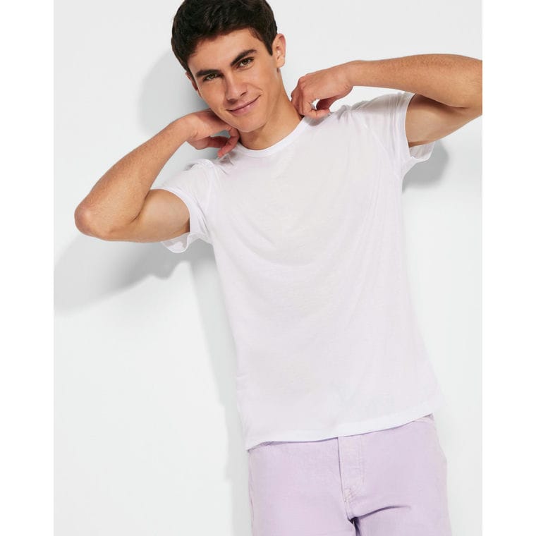 Tricou pentru bărbați SUBLIMA  ALB S