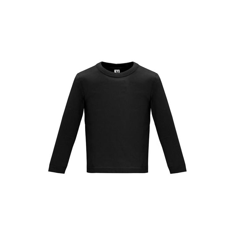 TRICOU Unisex BABY L/S NEGRU 2 ani