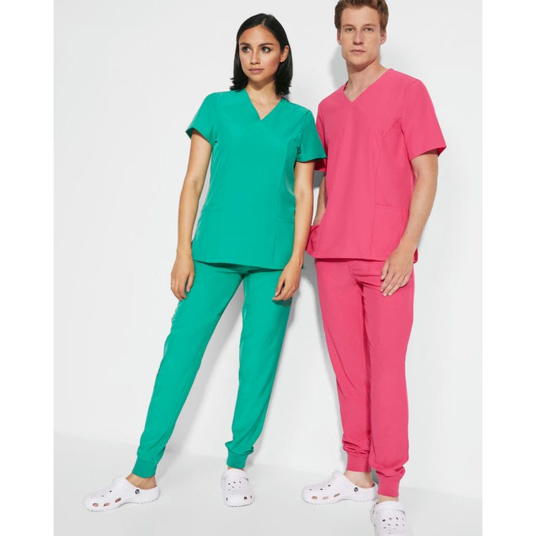 Bluză medicală pentru femei FEROX WOMAN ALBASTRU LAB XL