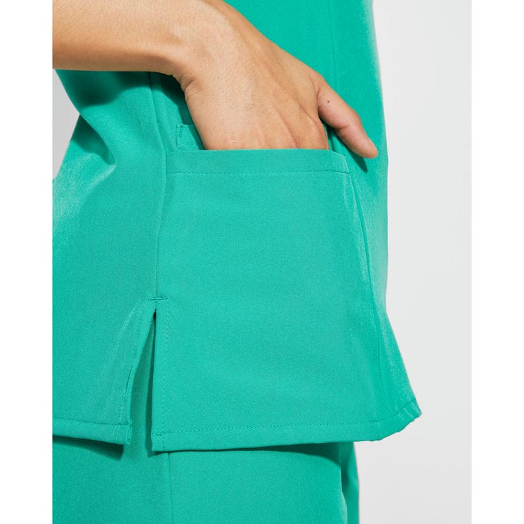 Bluză medicală pentru femei FEROX WOMAN ALBASTRU LAB XL