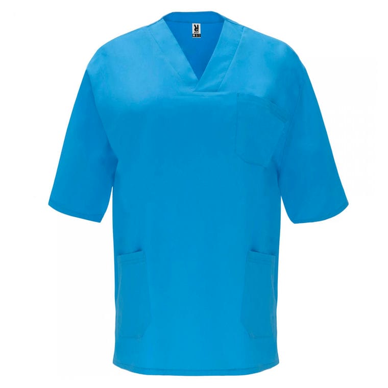 Bluză medicală Unisex PANACEA ALBASTRU DUNĂRE 3XL