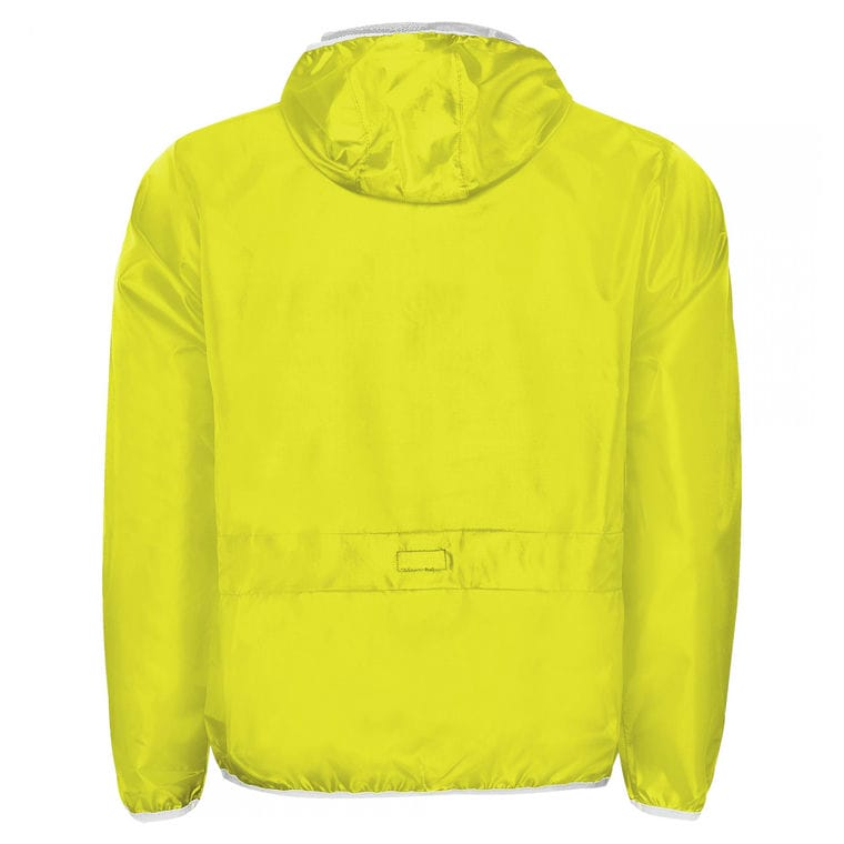 Jachetă anti vânt Unisex ANGELO GALBEN FLUORESCENT L