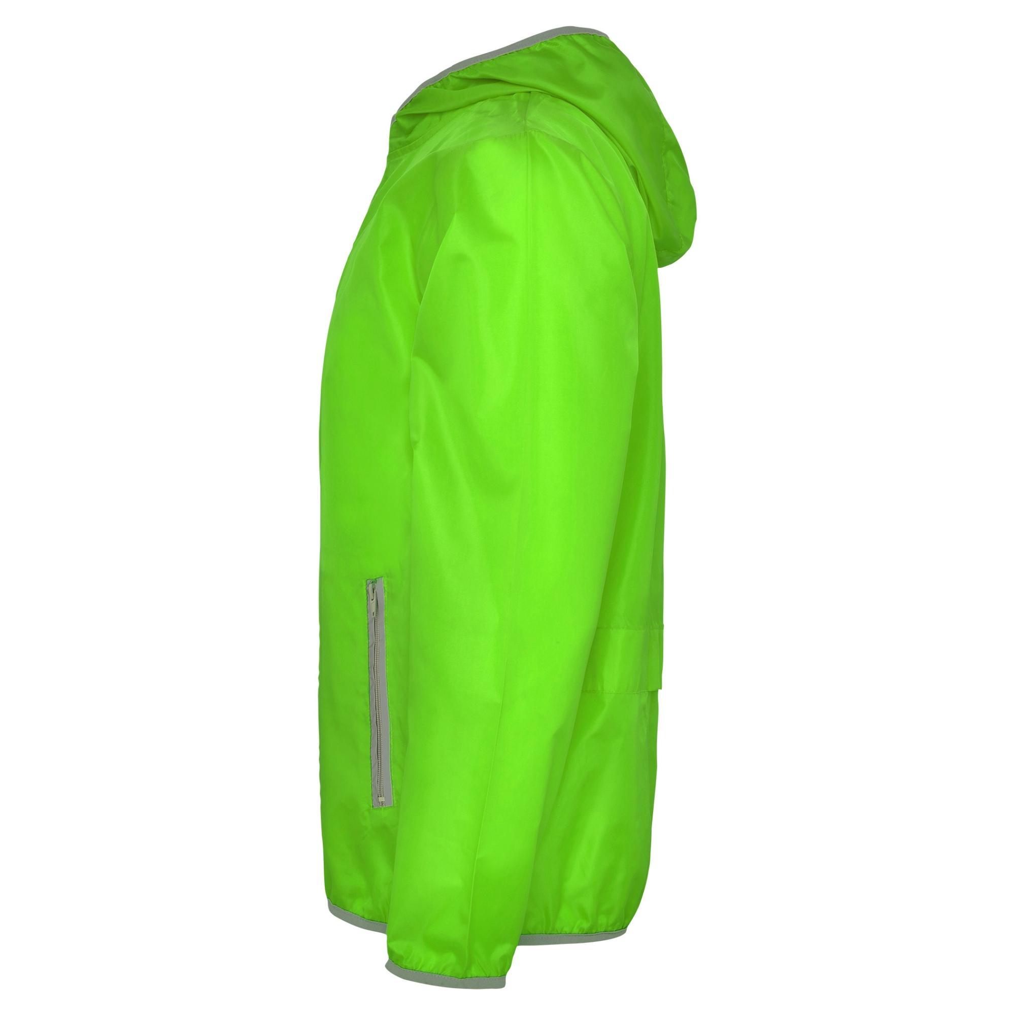 Jachetă anti vânt Unisex ANGELO VERDE FLUORESCENT XL