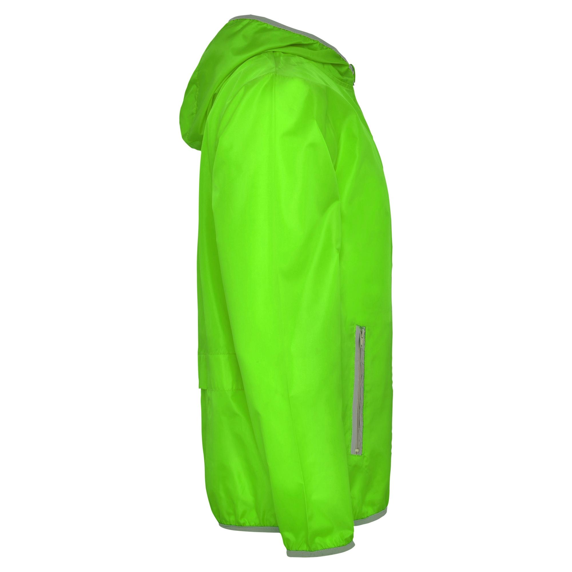 Jachetă anti vânt Unisex ANGELO VERDE FLUORESCENT XL