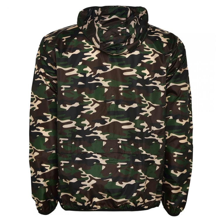 Jachetă anti vânt Unisex ANGELO CAMUFLAJ PĂDURE XS