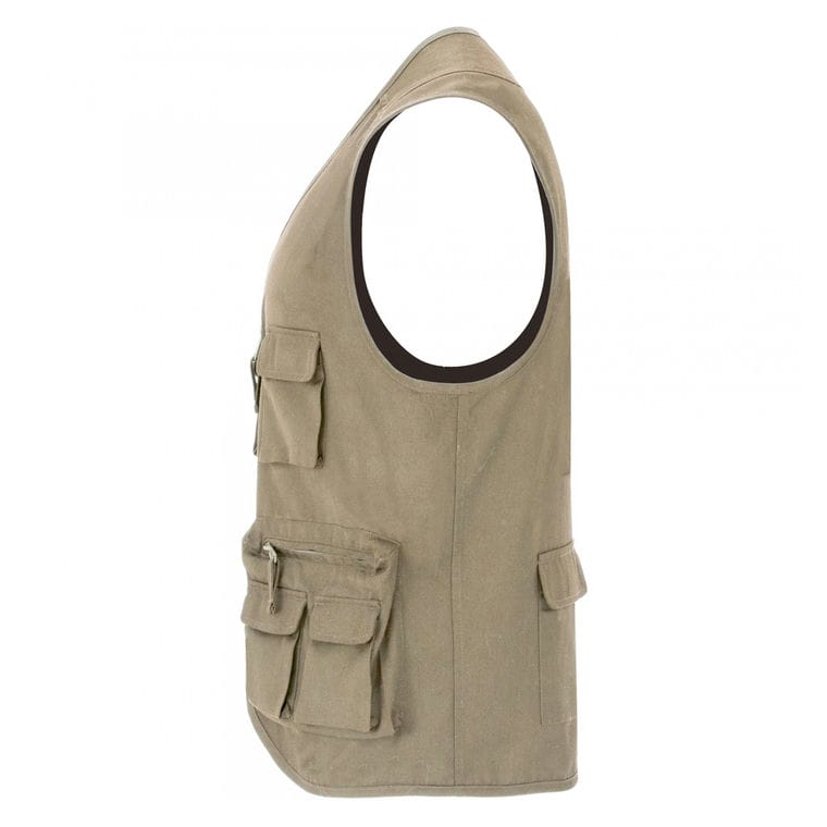 Vestă pentru bărbați VENERA NISIPIU ÎNCHIS 3XL