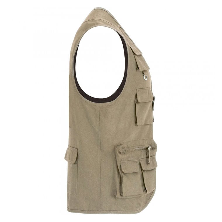 Vestă pentru bărbați VENERA NISIPIU ÎNCHIS 3XL