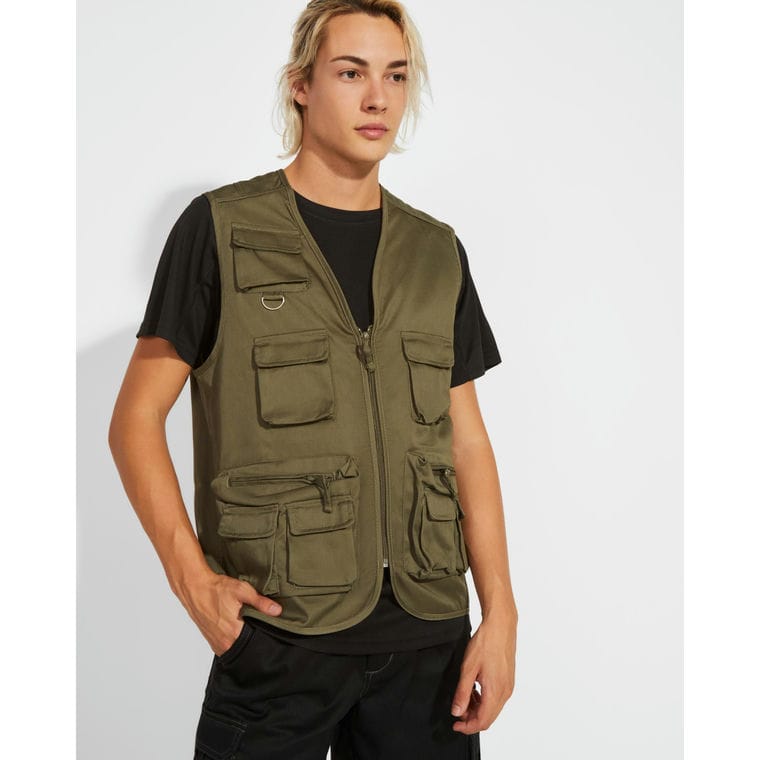 Vestă pentru bărbați VENERA VERDE MILITAR L