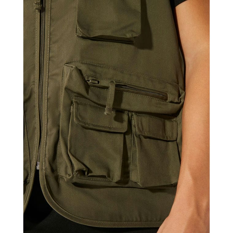 Vestă pentru bărbați VENERA VERDE MILITAR L