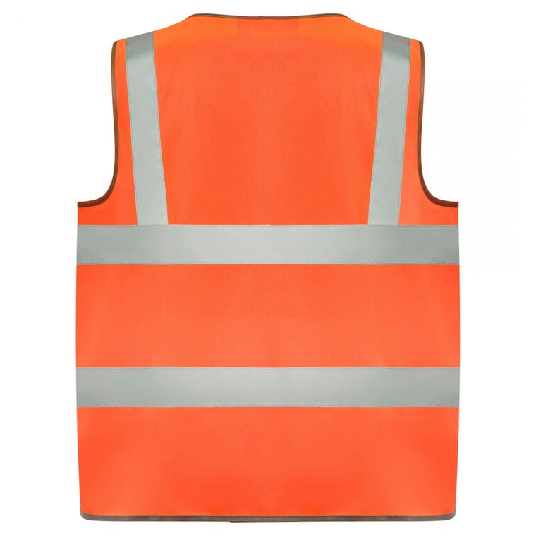 Vestă Unisex POLUX PORTOCALIU FLUORESCENT M-L