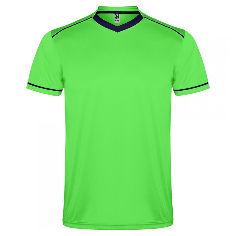 Echipament sport pentru bărbați UNITED VERDE FLUORESCENT BLEUMARIN S