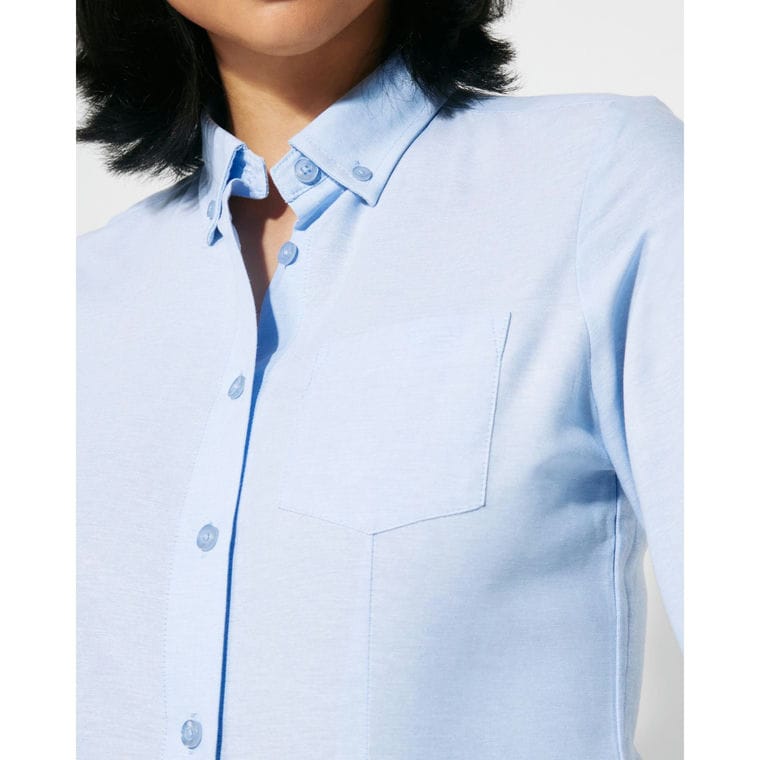 Cămașă pentru femei OXFORD WOMAN ALBASTRU CELEST XL