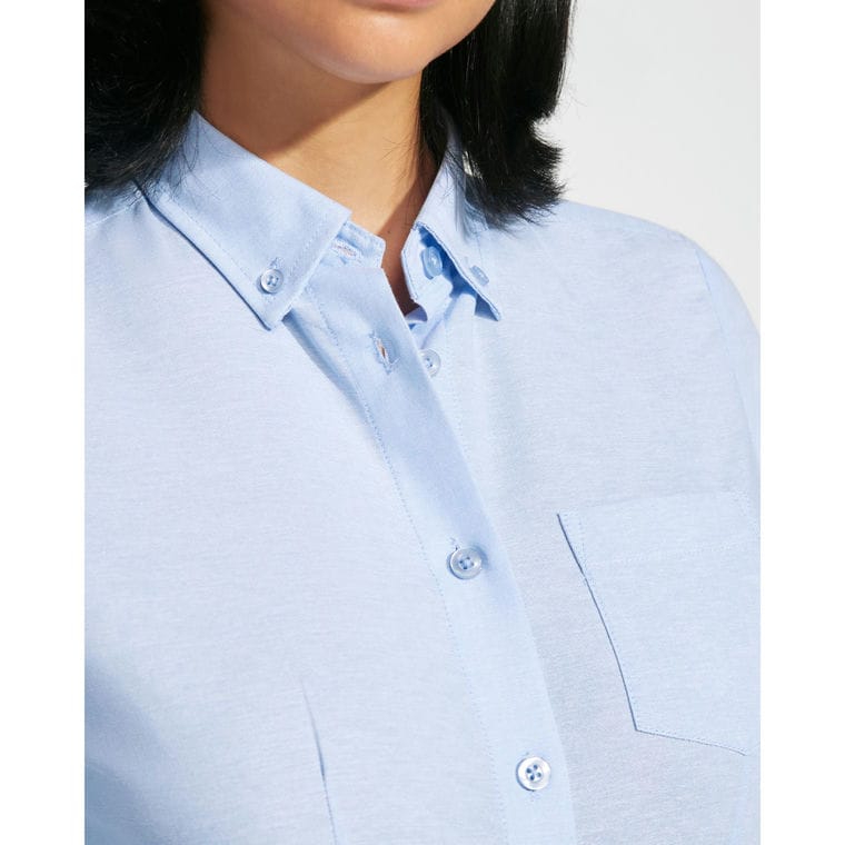 Cămașă pentru femei OXFORD WOMAN ALBASTRU CELEST XL