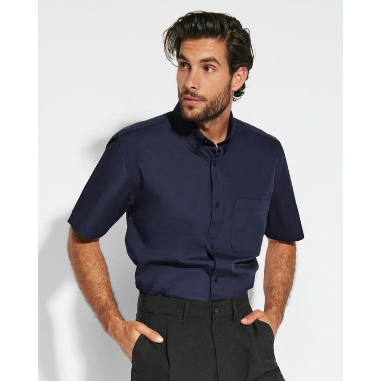 Cămașă pentru bărbați AIFOS NEGRU XXL