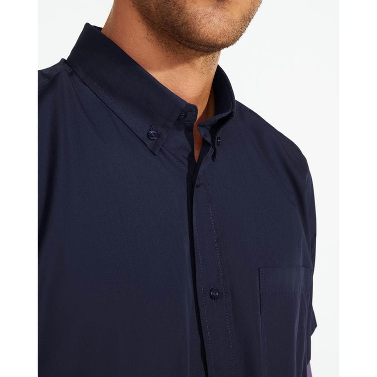 Cămașă pentru bărbați AIFOS NEGRU XXL