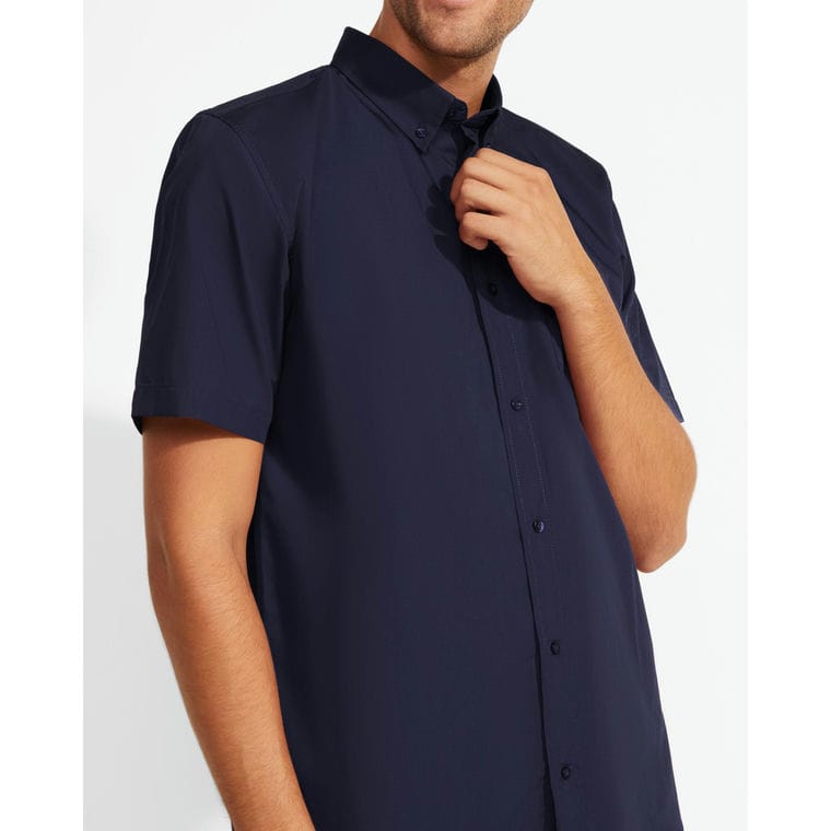 Cămașă pentru bărbați AIFOS NEGRU XXL