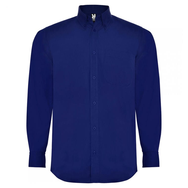 Cămașă pentru bărbați AIFOS L/S ALBASTRU AZURIU 3XL