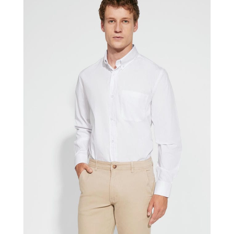 Cămașă pentru bărbați AIFOS L/S BLEUMARIN XL