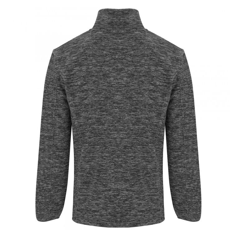 Jachetă polar pentru bărbați ARTIC NEGRU MELANJ 3XL