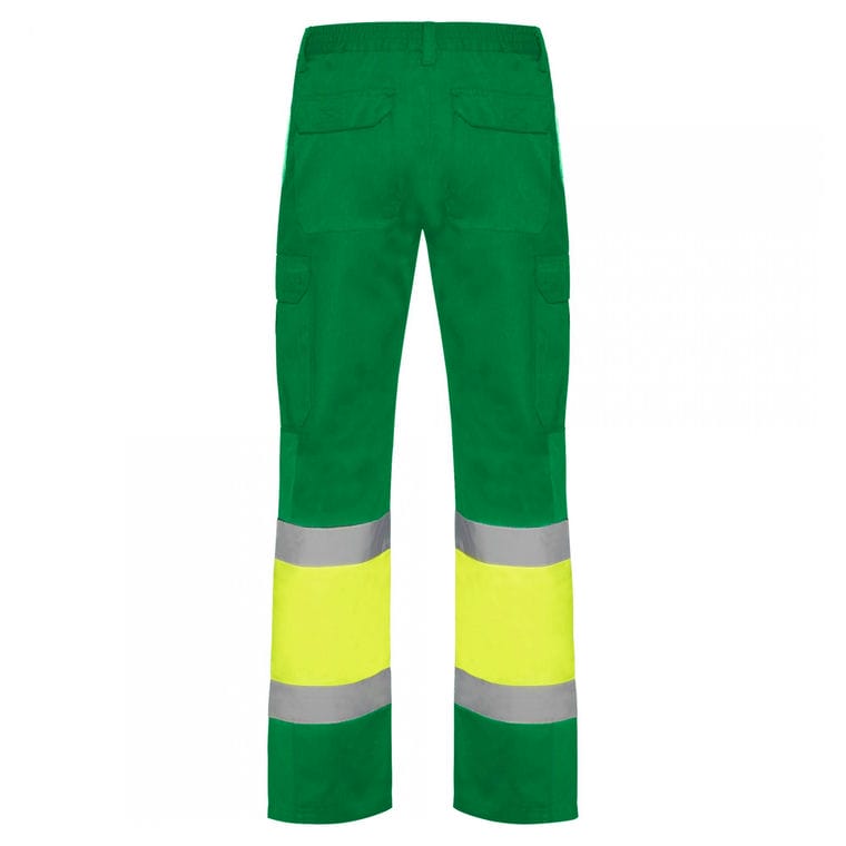 Pantaloni lungi cu bandă reflectorizantă NAOS VERDE GRĂDINĂ VERDE GRĂDINĂ Mărime 52