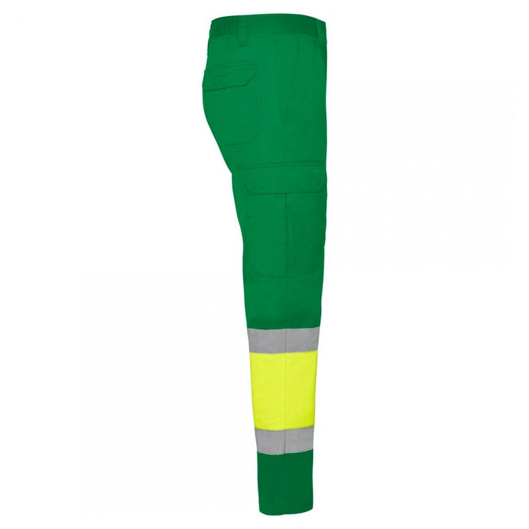 Pantaloni lungi cu bandă reflectorizantă NAOS VERDE GRĂDINĂ VERDE GRĂDINĂ Mărime 52