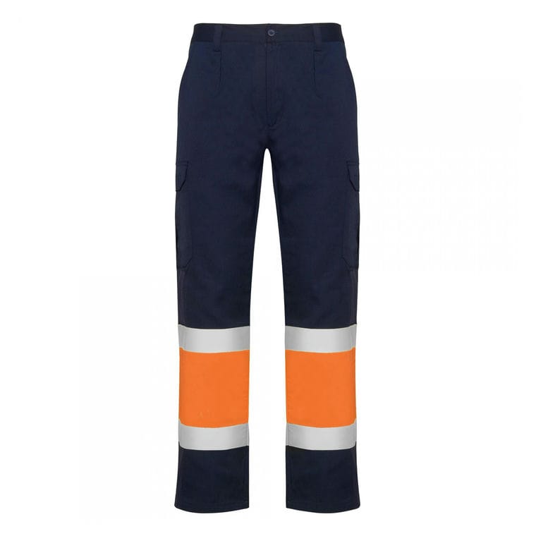 Pantaloni lungi cu bandă reflectorizantă NAOS BLEUMARIN