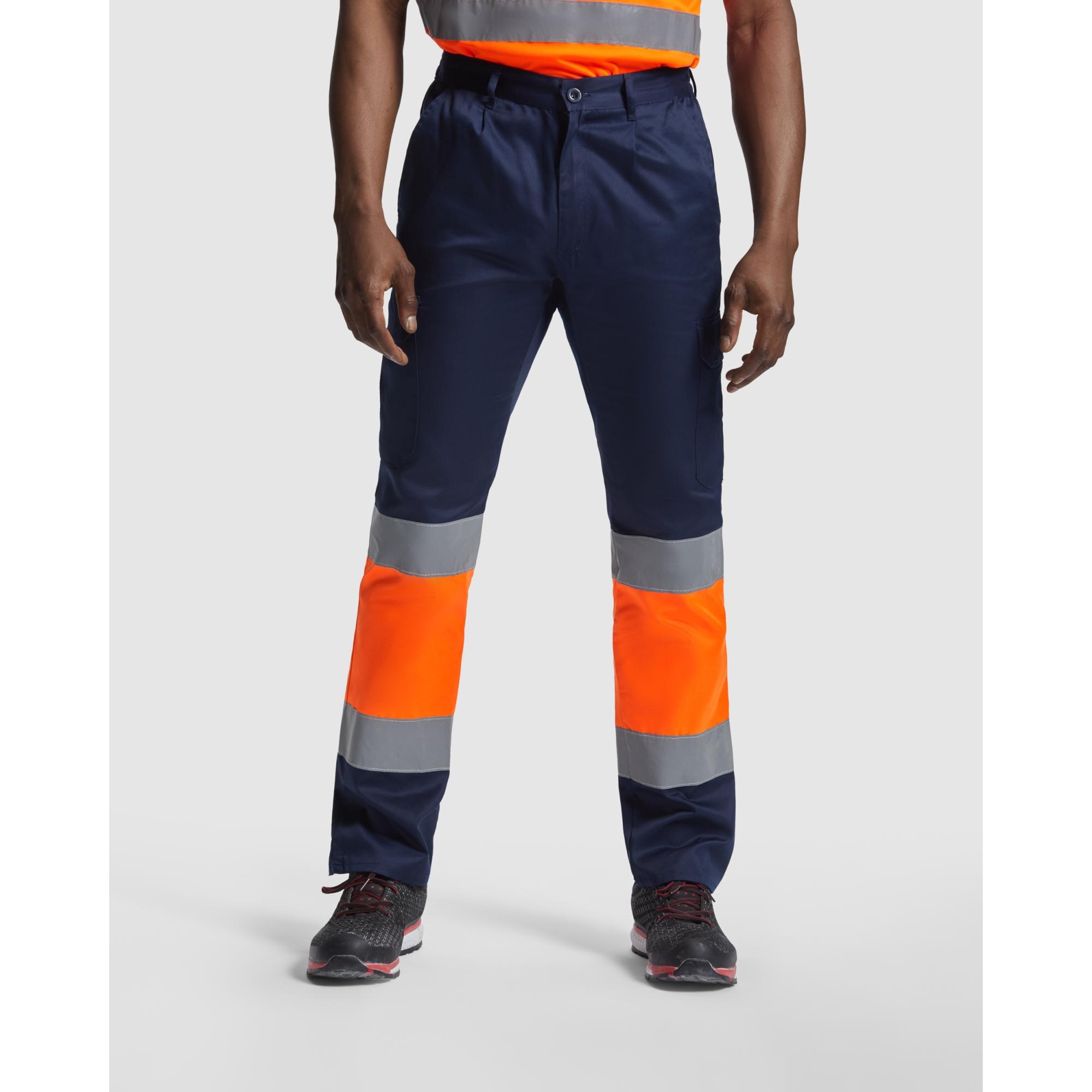 Pantaloni lungi cu bandă reflectorizantă NAOS BLEUMARIN BLEUMARIN Mărime 52