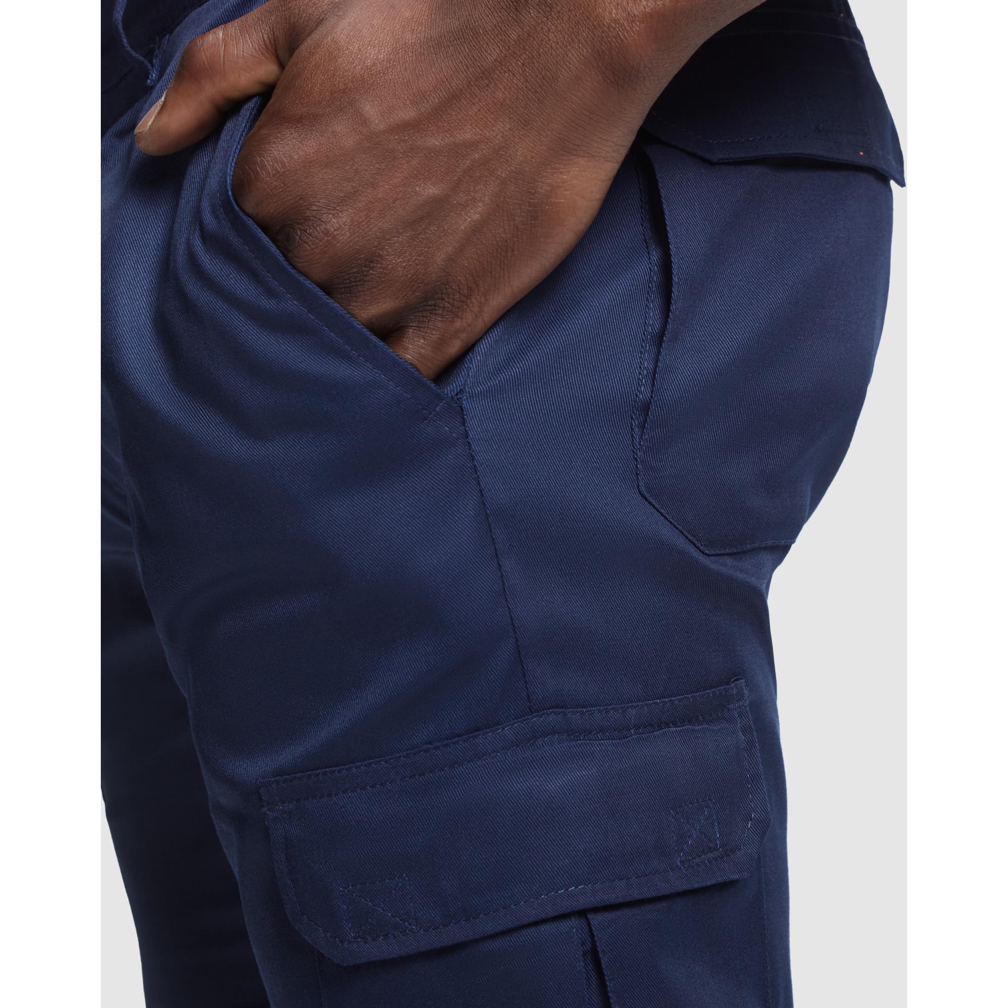 Pantaloni lungi cu bandă reflectorizantă NAOS BLEUMARIN BLEUMARIN Mărime 52