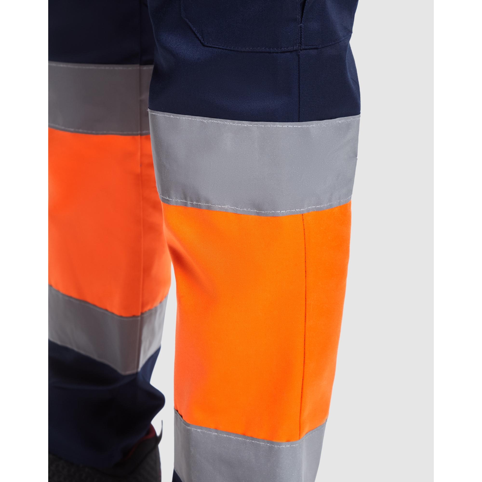 Pantaloni lungi cu bandă reflectorizantă NAOS BLEUMARIN BLEUMARIN Mărime 52