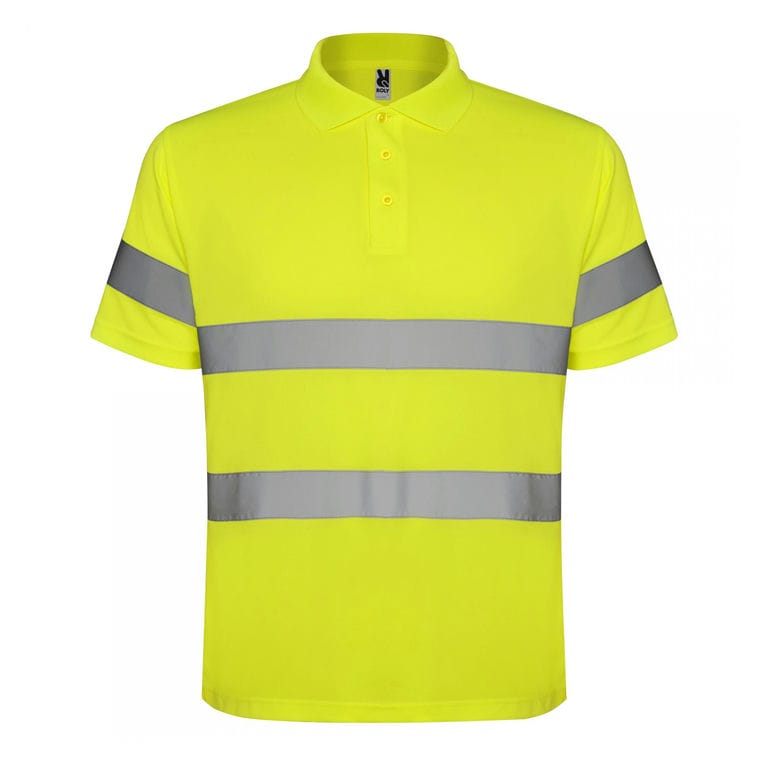 Tricou polo mânecă scurtă cu bandă reflectorizantă PolarIS