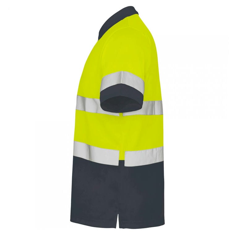 Tricou polo mânecă scurtă cu bandă reflectorizantă PolarIS PLUMB PLUMB 4XL