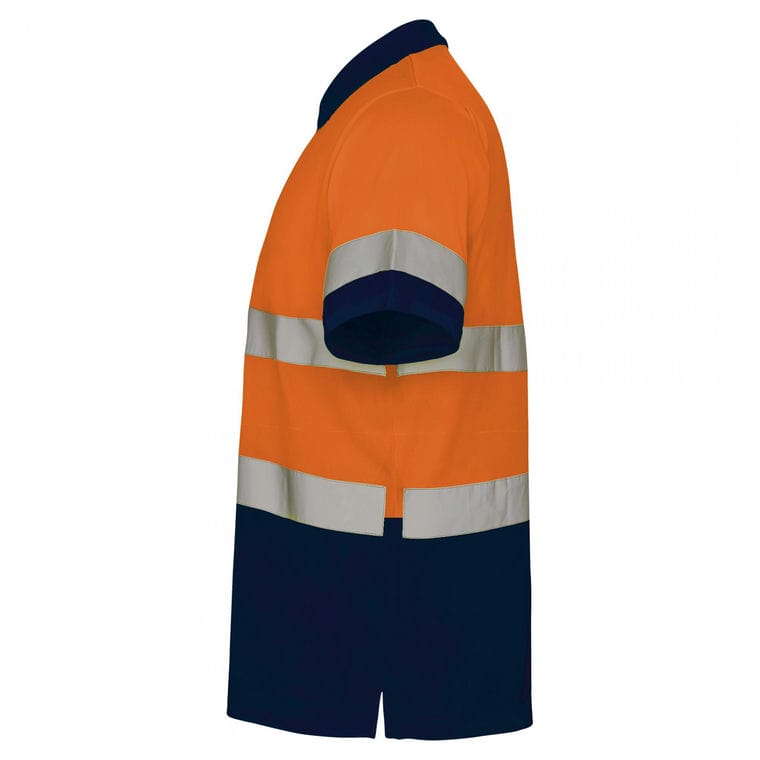 Tricou polo mânecă scurtă cu bandă reflectorizantă PolarIS BLEUMARIN BLEUMARIN 4XL