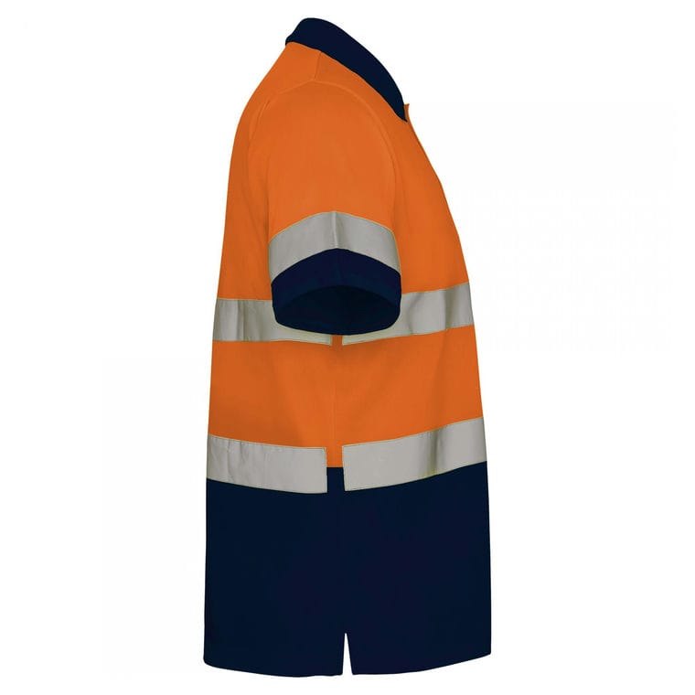 Tricou polo mânecă scurtă cu bandă reflectorizantă PolarIS BLEUMARIN BLEUMARIN 4XL