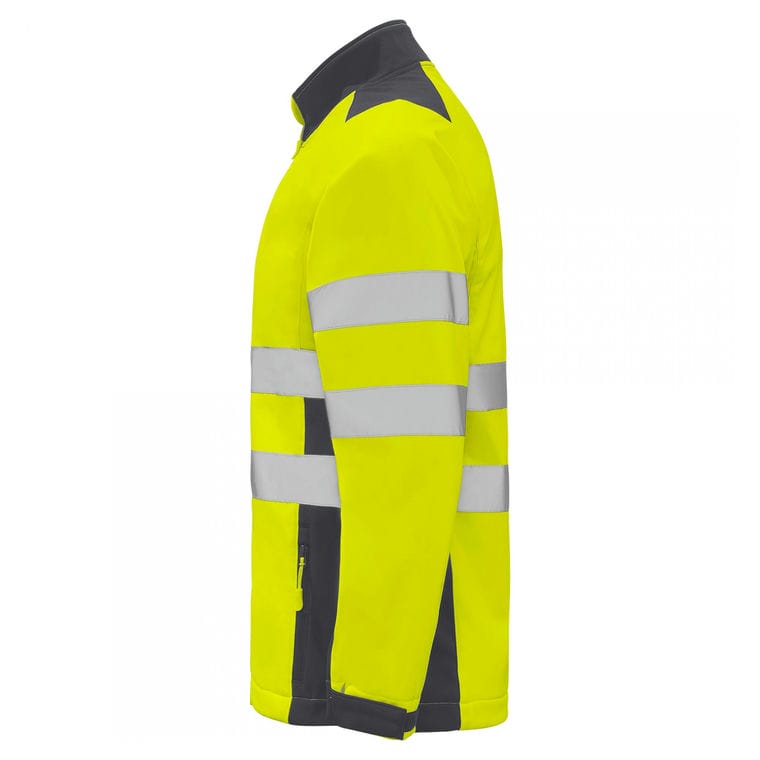 Jachetă soft shell cu bandă reflectorizantă ANTARES PLUMB PLUMB L