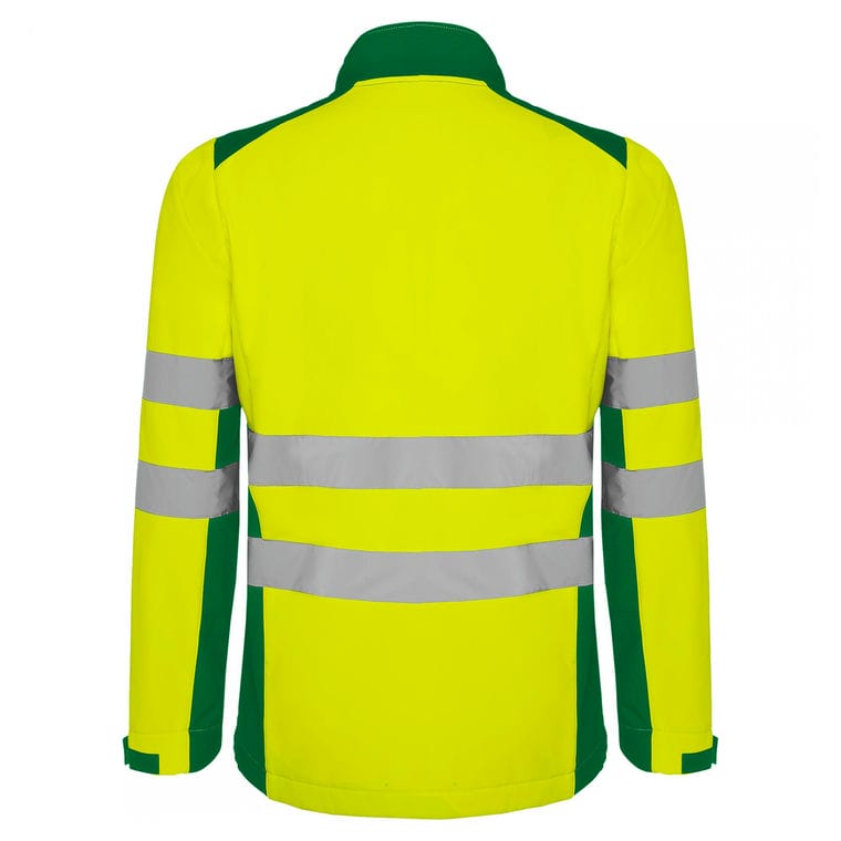 Jachetă soft shell cu bandă reflectorizantă ANTARES VERDE GRĂDINĂ VERDE GRĂDINĂ XXL