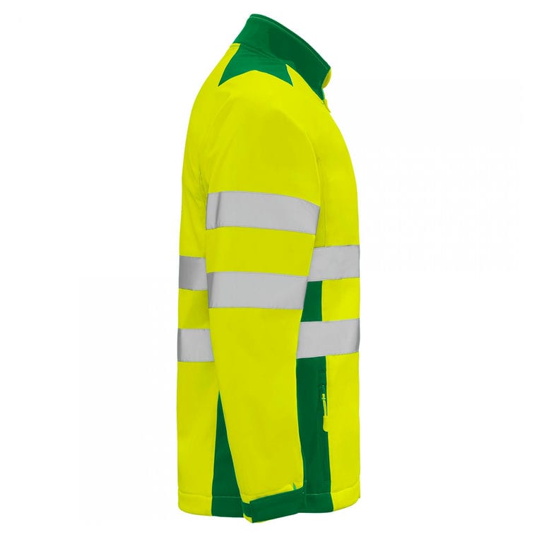 Jachetă soft shell cu bandă reflectorizantă ANTARES VERDE GRĂDINĂ VERDE GRĂDINĂ XXL