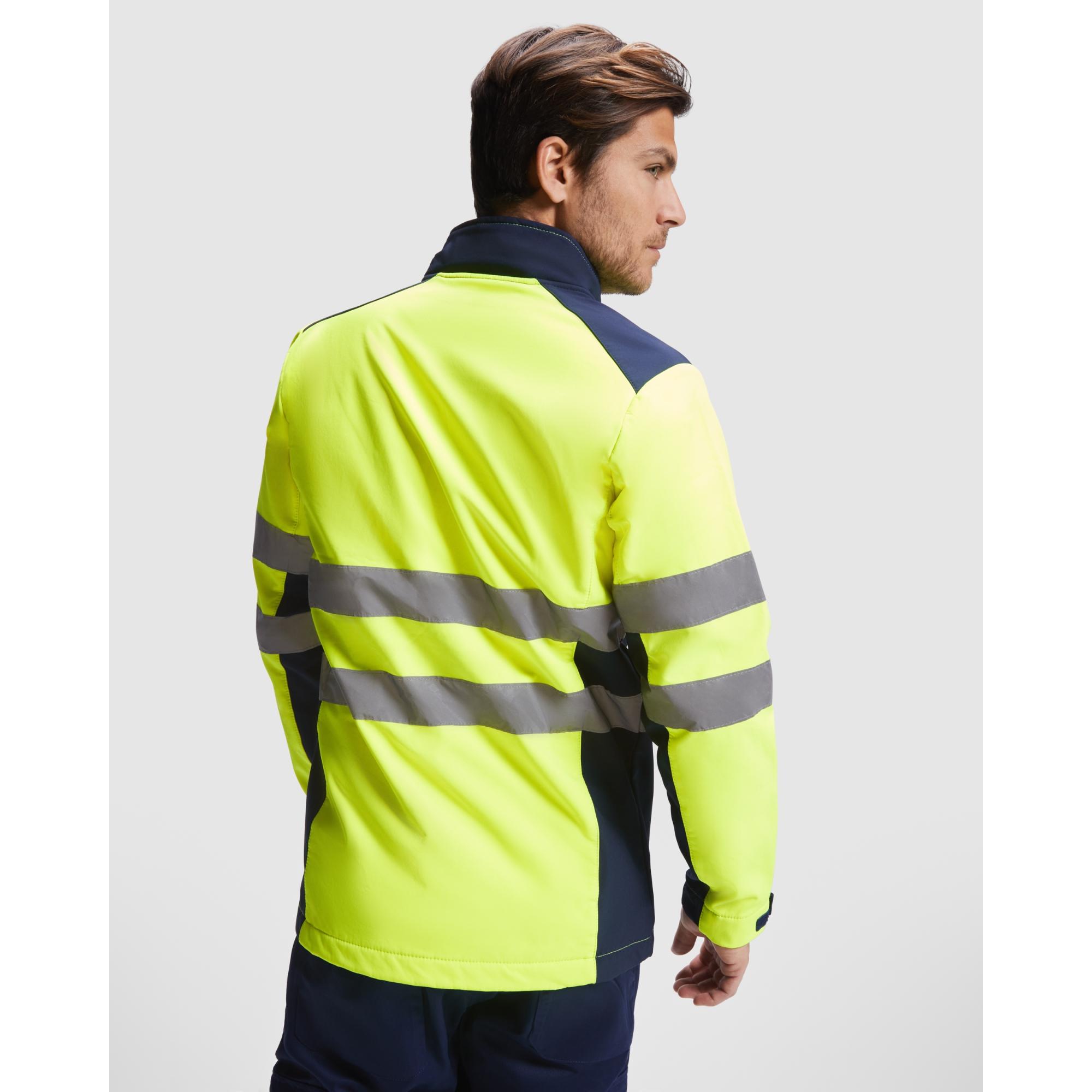 Jachetă soft shell cu bandă reflectorizantă ANTARES VERDE GRĂDINĂ VERDE GRĂDINĂ XXL