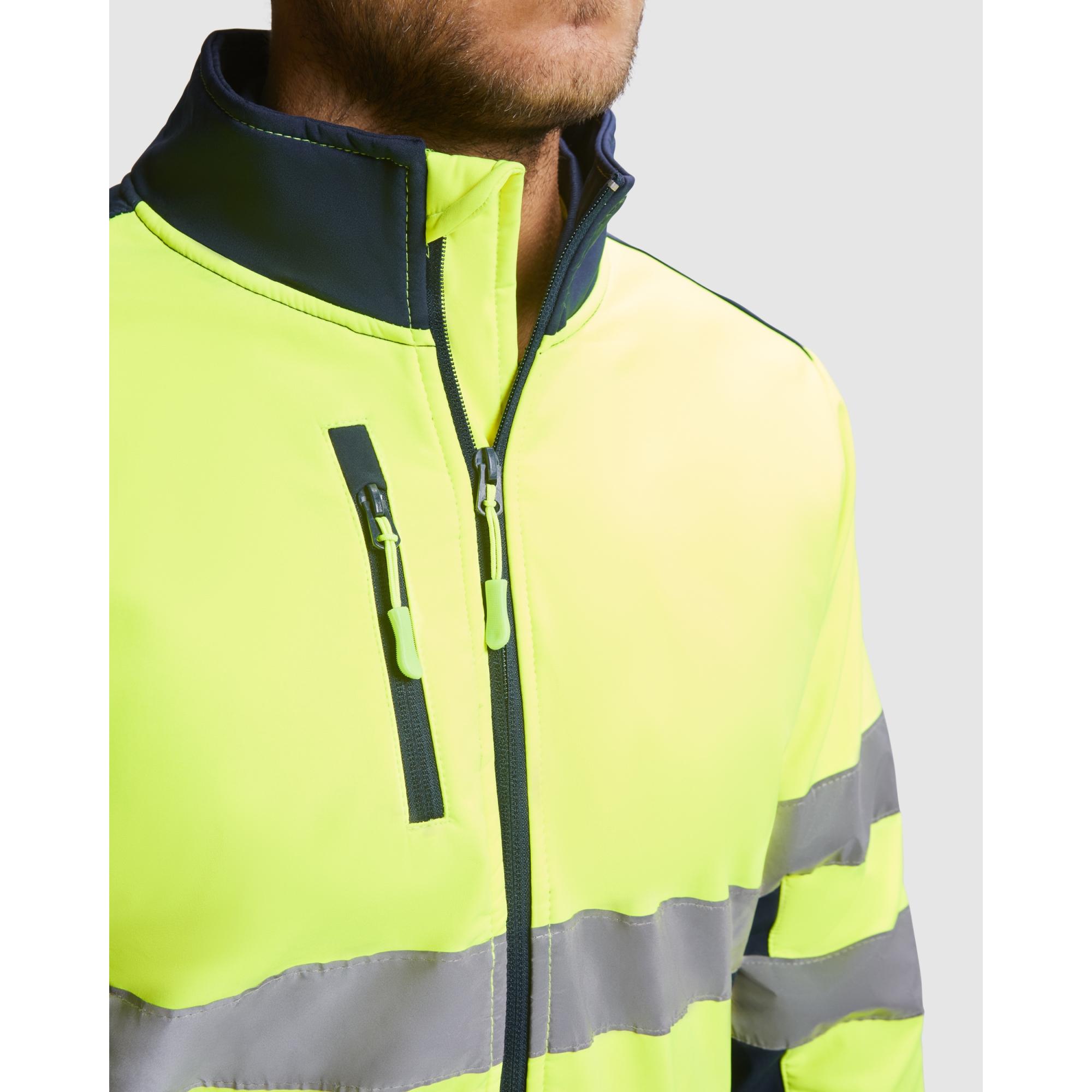 Jachetă soft shell cu bandă reflectorizantă ANTARES VERDE GRĂDINĂ VERDE GRĂDINĂ XXL