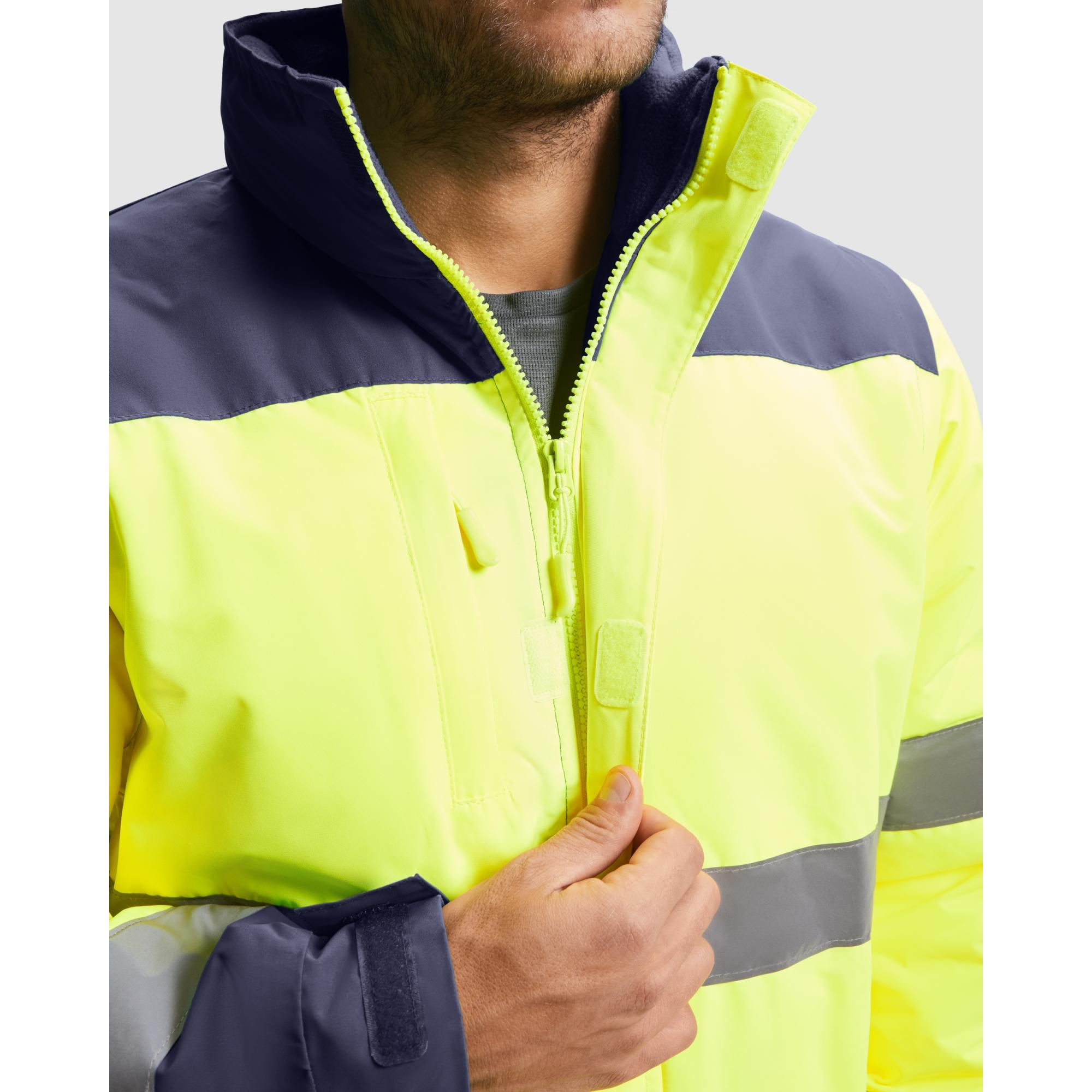Geacă cu bandă reflectorizantă EPSYLON ROJO LABORAL GALBEN FLUORESCENT L