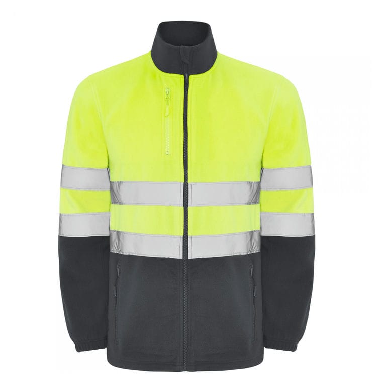Jachetă din polar cu bandă reflectorizantă ALTAIR PLUMB