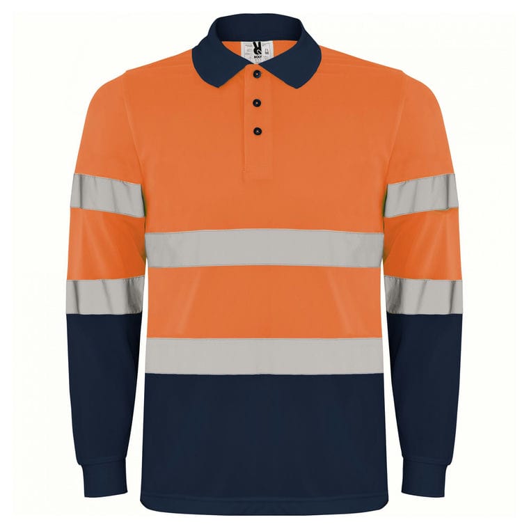 Tricou polo mânecă lungă cu bandă reflectorizantă PolarIS L/S BLEUMARIN