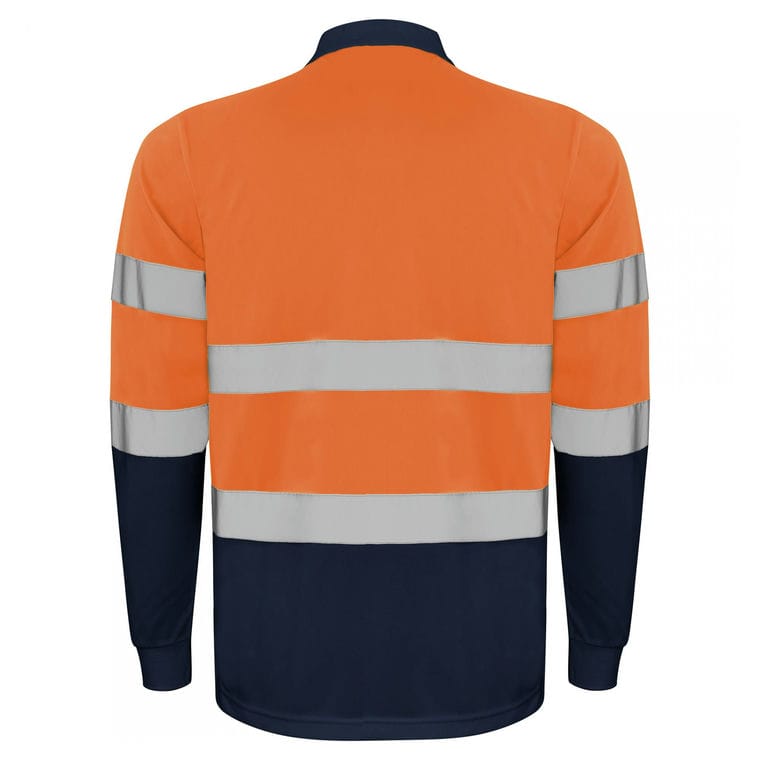 Tricou polo mânecă lungă cu bandă reflectorizantă PolarIS L/S BLEUMARIN BLEUMARIN L