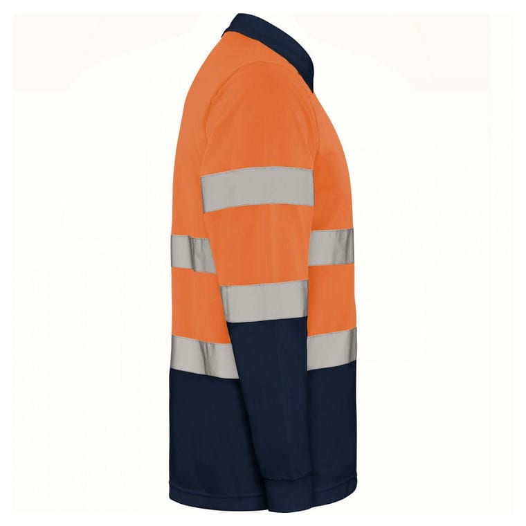 Tricou polo mânecă lungă cu bandă reflectorizantă PolarIS L/S BLEUMARIN BLEUMARIN L