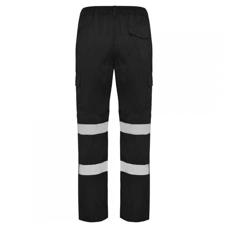 Pantaloni lungi cu bandă reflectorizantă DAILY HV NEGRU Mărime 38