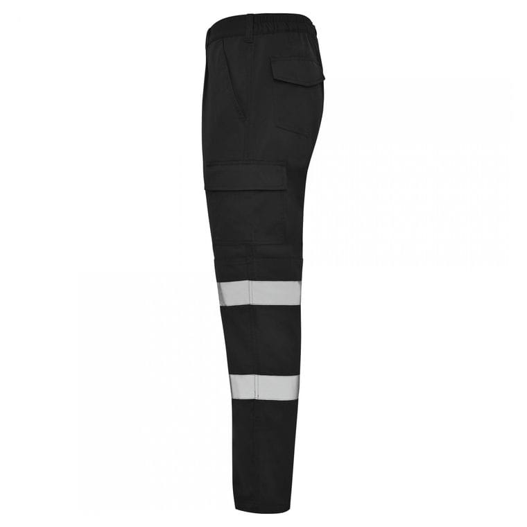 Pantaloni lungi cu bandă reflectorizantă DAILY HV NEGRU Mărime 38