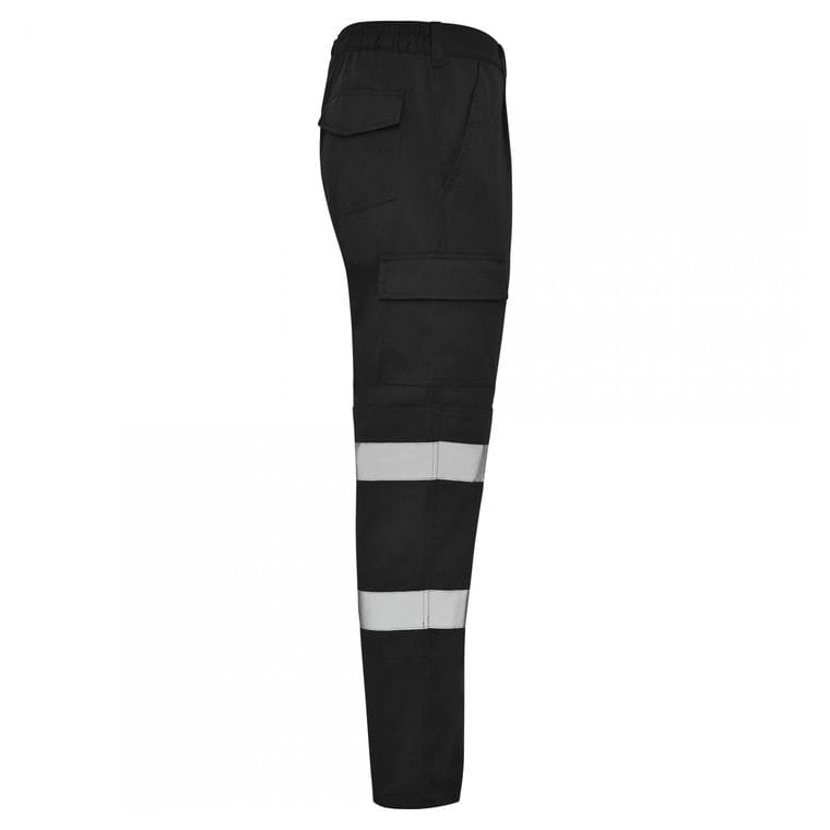 Pantaloni lungi cu bandă reflectorizantă DAILY HV NEGRU Mărime 38