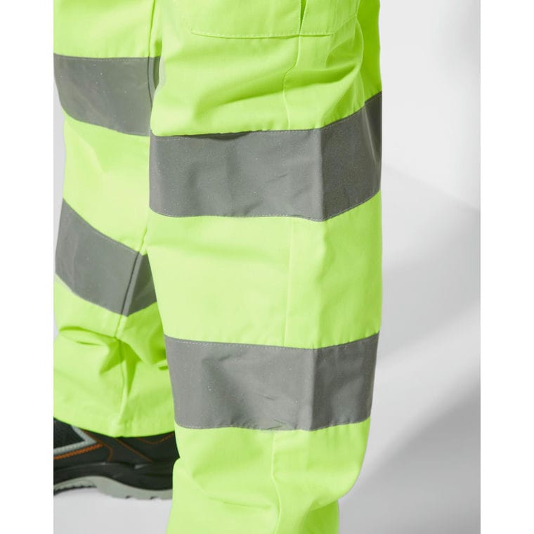 Pantaloni lungi cu bandă reflectorizantă ALFA GALBEN FLUORESCENT Mărime 38