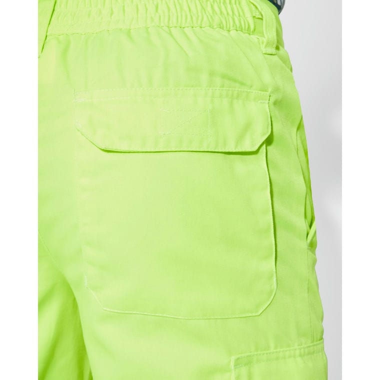 Pantaloni lungi cu bandă reflectorizantă ALFA GALBEN FLUORESCENT Mărime 38
