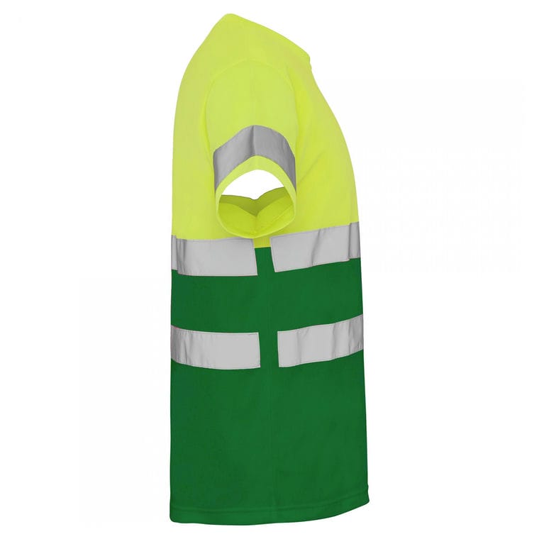 Tricou cu bandă reflectorizană DELTA VERDE GRĂDINĂ VERDE GRĂDINĂ S