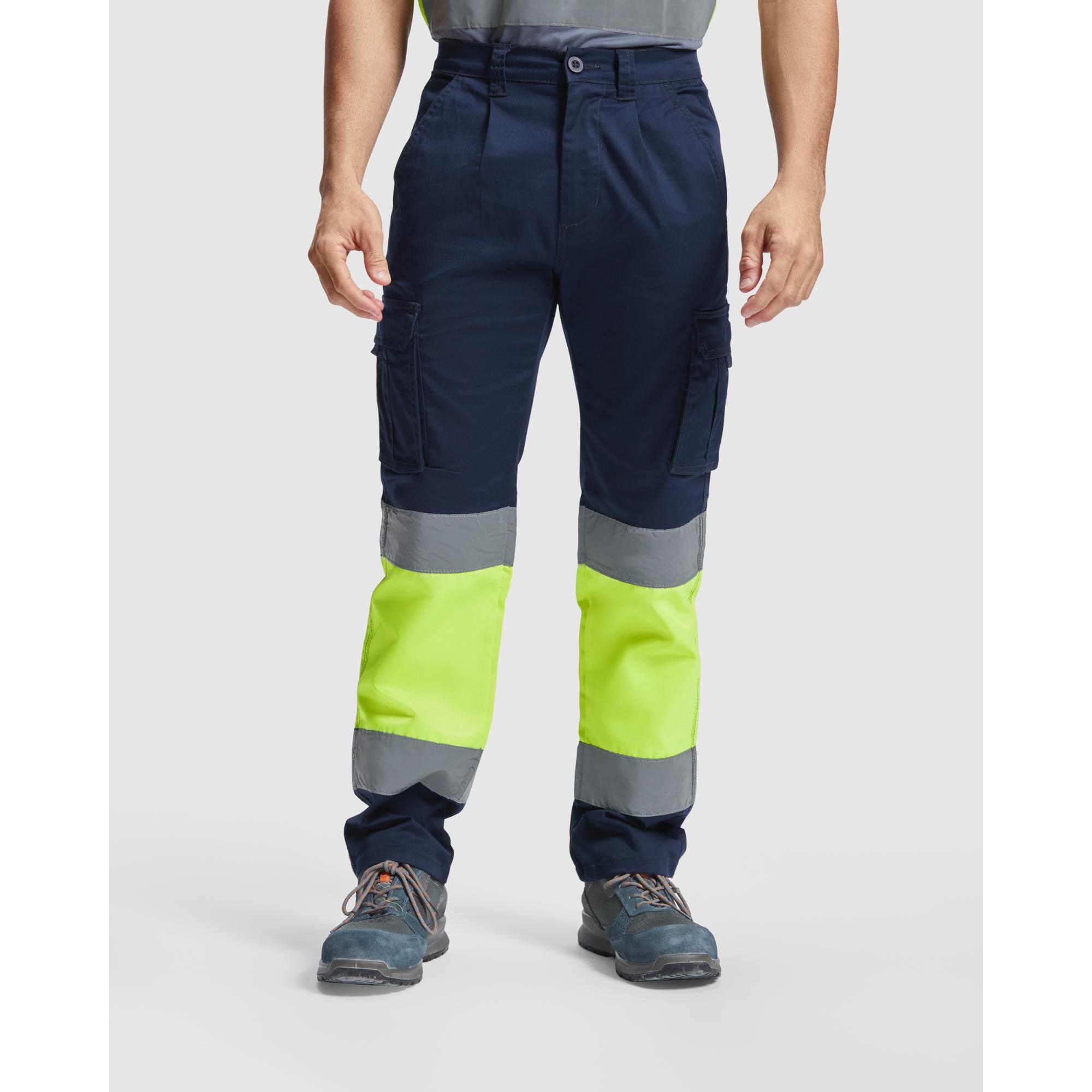 Pantaloni pentru bărbați DAILY STRETCH HV ROJO LABORAL GALBEN FLUORESCENT 52